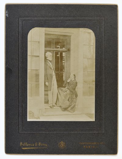 W.E. Nightingale and Frances Parthenope, Lady Verney, c.1870 by English Photographer